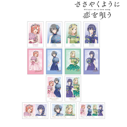 『ささやくように恋を唄う』描き下ろし 花びらドレスver. トレーディングイラストカード(単位/BOX)